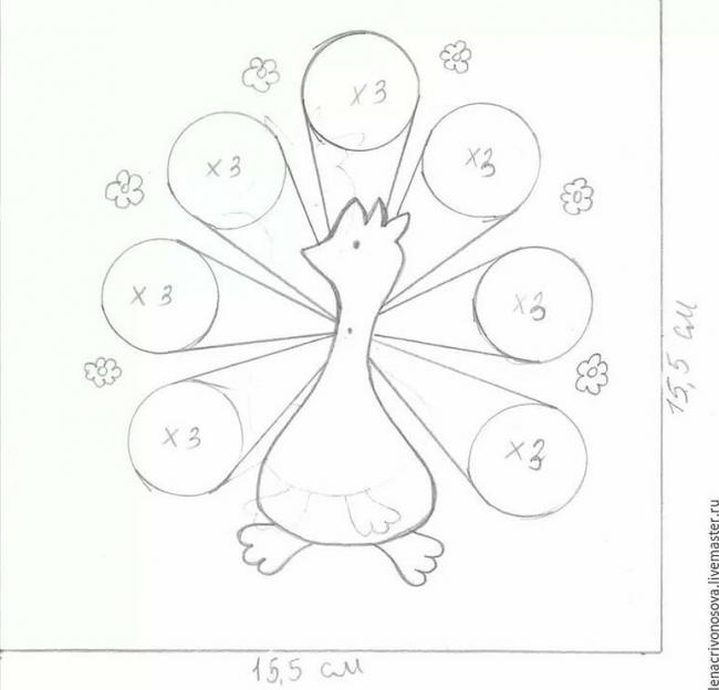 Шаблон для украшения грани