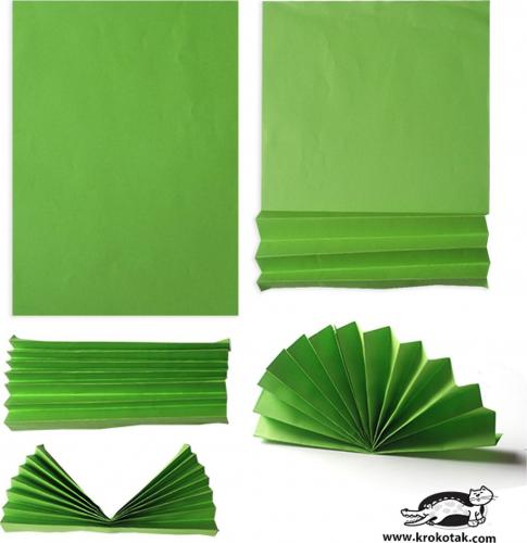 Гармошка из бумаги