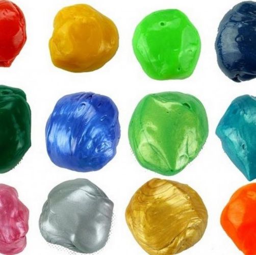 Слаймы, изготовленные по разным рецептам