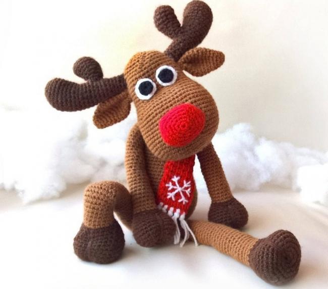 Оленя можно расположить по-разному — сидя, лежа, стоя