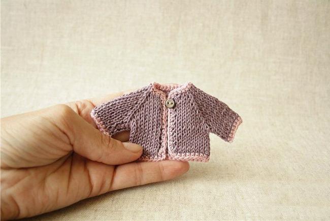 Вязание кукле – кофточка