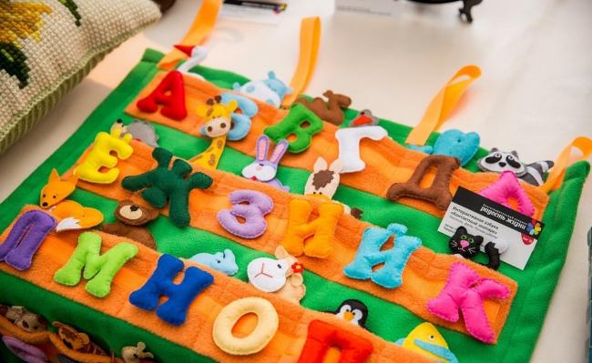 Фетровый алфавит для ребенка