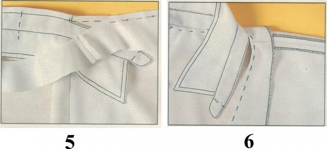 Обработка воротника