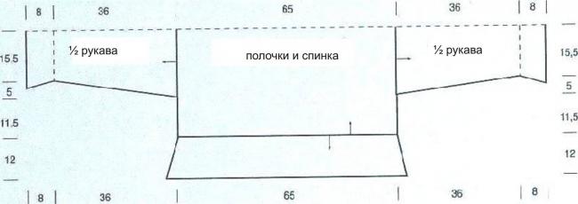 Болеро без воротника