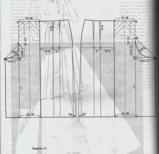 Брюки палаццо выкройка