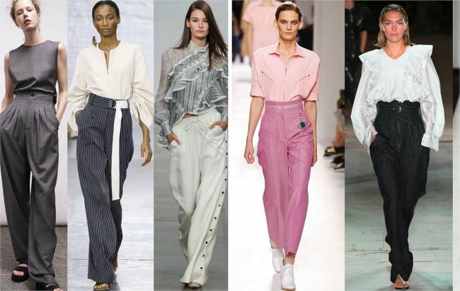 Маленькая сумочка, как дополнение к брюкам