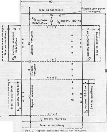 Выкройка стандартного аксессуара