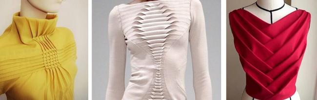 Модная драпированная одежда