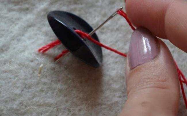 Пришивание с отступом