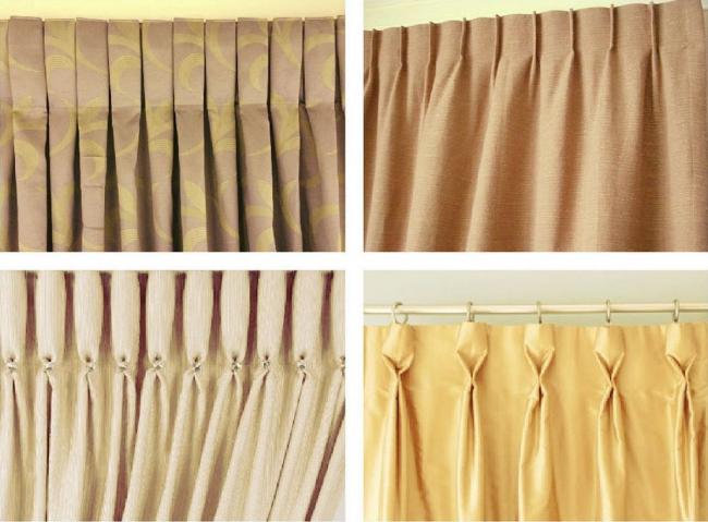 Портьеры в складку