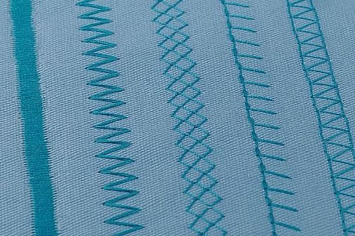 Виды швов, выполненные на обычной швейной машинке