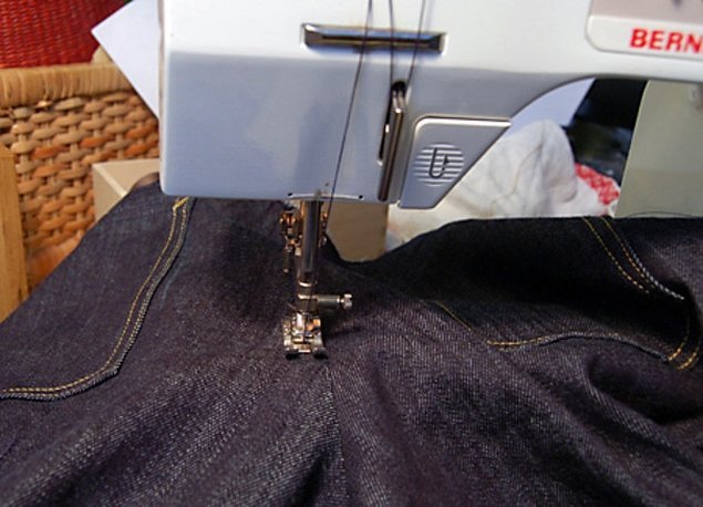 Выполнение заднего шва