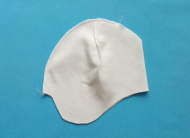 Выкройка шапки с ушками