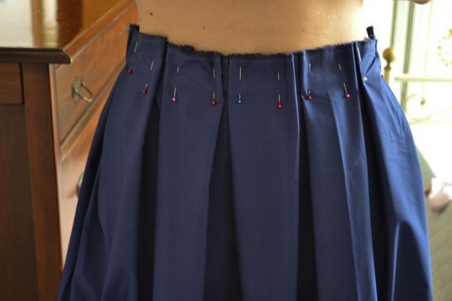 Юбка со складками