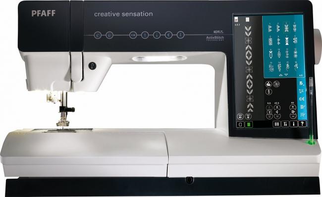 Компьютерная швейная машинка выполняет множество операций