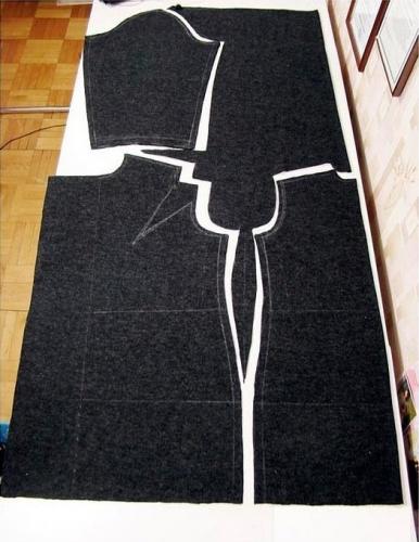 Выкраивание деталей