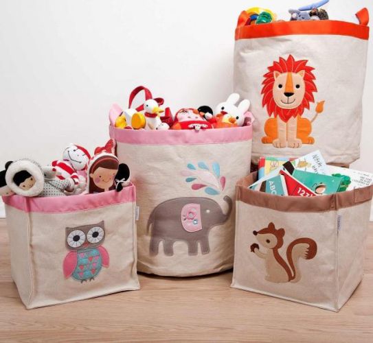 Корзина для игрушек своими руками