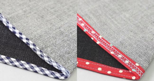 Окантовка джинсовой ткани