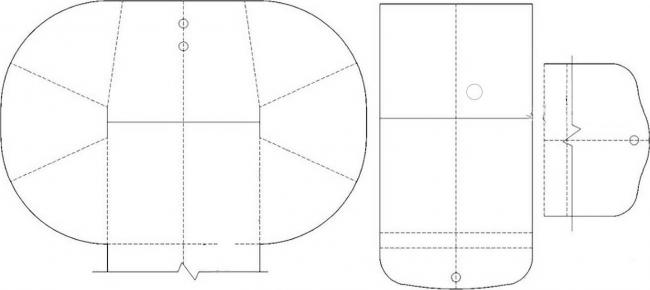 Выкройка для кошелька
