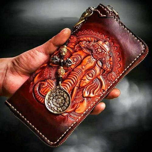 Уникальный рисунок на кошельке