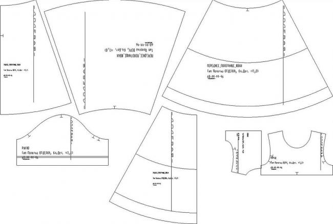 Выкройка платья для девочки