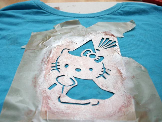 Рисование с помощью трафаретов