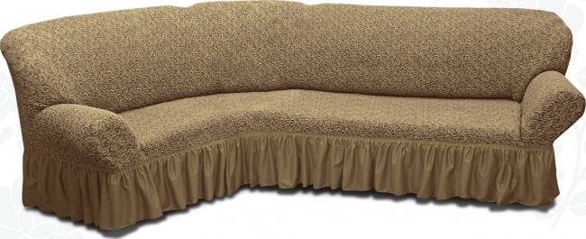 Чехол на угловой диван на резинке