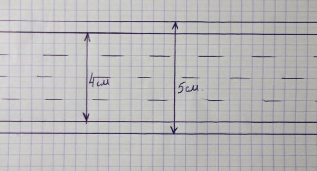 Разметка рядов