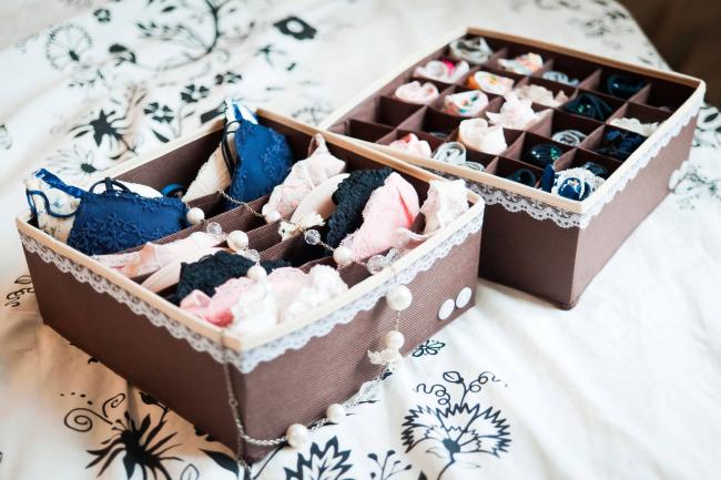 Оригинальное хранение белья