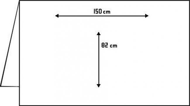 Пример подготовки ткани к выкройке