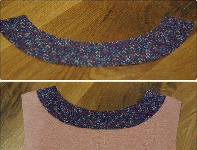 Вырезание обтачек