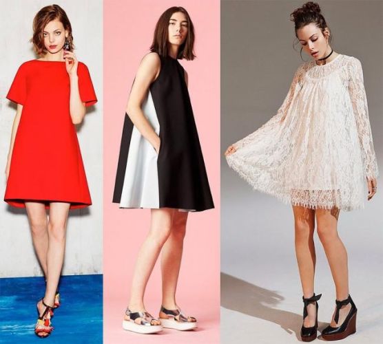 Платье трапеция