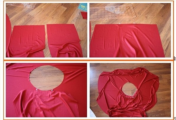 Пошив этого варианта платья