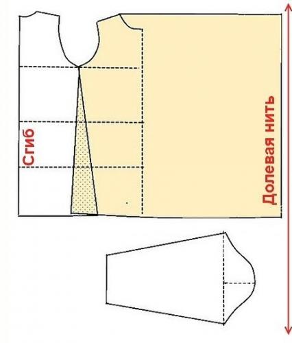 Выкройка кардигана