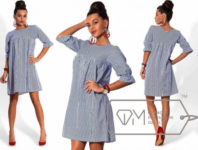 Платье трапеция на кокетке