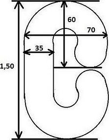 Выкройка рогалик