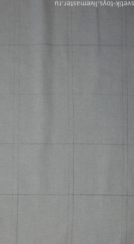 Так можно разметить ткань-основу