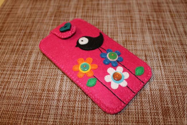 Пример самодельного чехла.