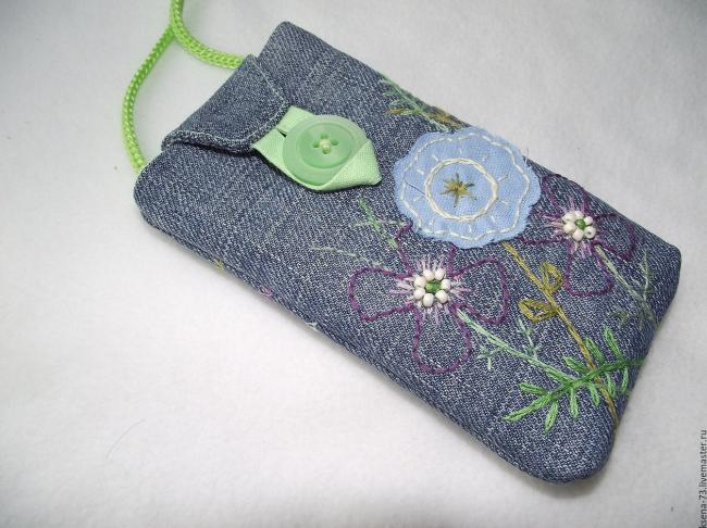 Вариант из джинсовой ткани