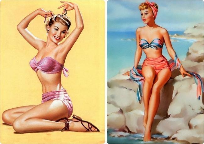 Оригинальный ободок на «пин-ап»-моделях