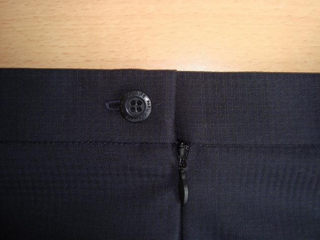 Обработка юбки притачным поясом