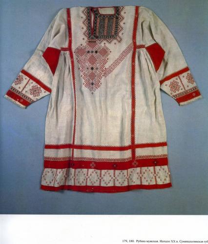 Вид кержацкой рубахи