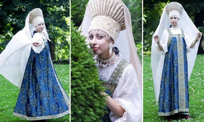 Дополнение образа кокошником