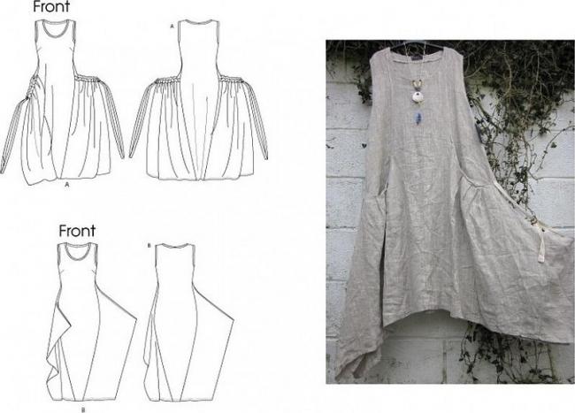 Элементарный сарафан в стиле бохо