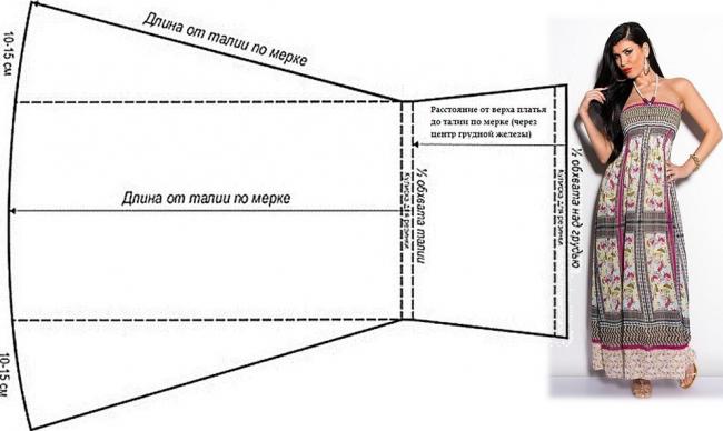Сарафан в пол