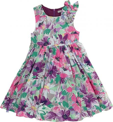 Летнее расклешенное платье