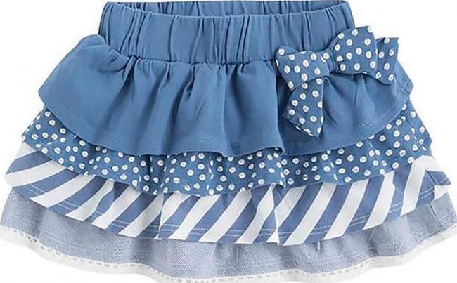 Пышная юбка с оборками