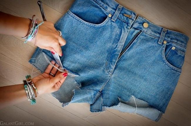 Вытаскивание нитей