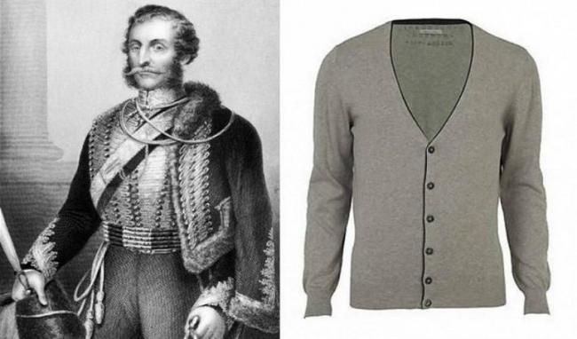 Кардиган тогда и сейчас