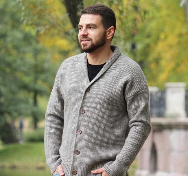 Мужской кардиган